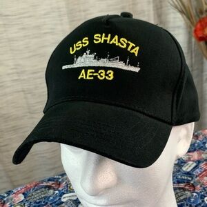 Eagle Crest black “USS Shasta-AE-33” hat.